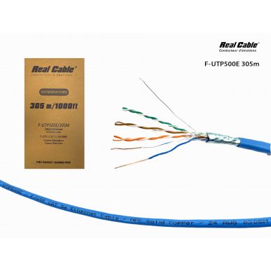 Витая пара Real Cable F-UTP500E/305M, кабель CAT5E